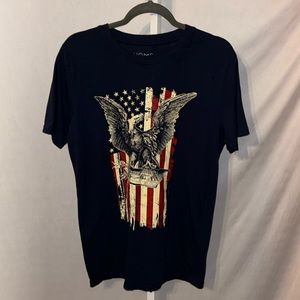 Home of the Brave Blue Tee Medium